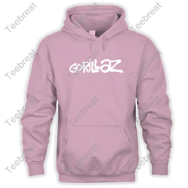 Official Gorillaz Merch Graffiti Logo T-Shirt