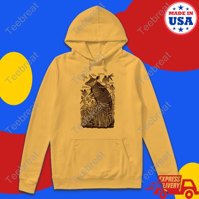 Kathleen Neeley Ok Fauna Armadillo Shirt Flash Flood Print Shop Tee