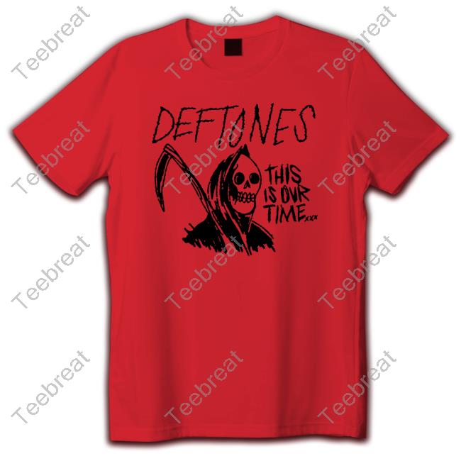 Deftones Merch Red Reaper Tee