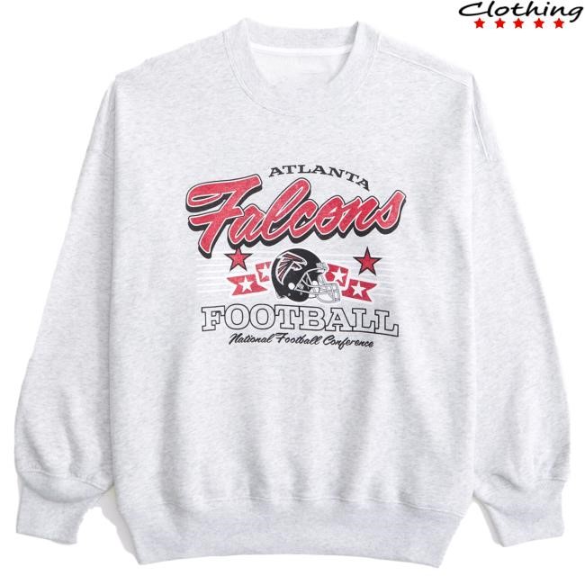 Official Abercrombie And Fitch Clothing Atlanta Falcons Vintage Sunday Sweater NFL by Abercrombie
