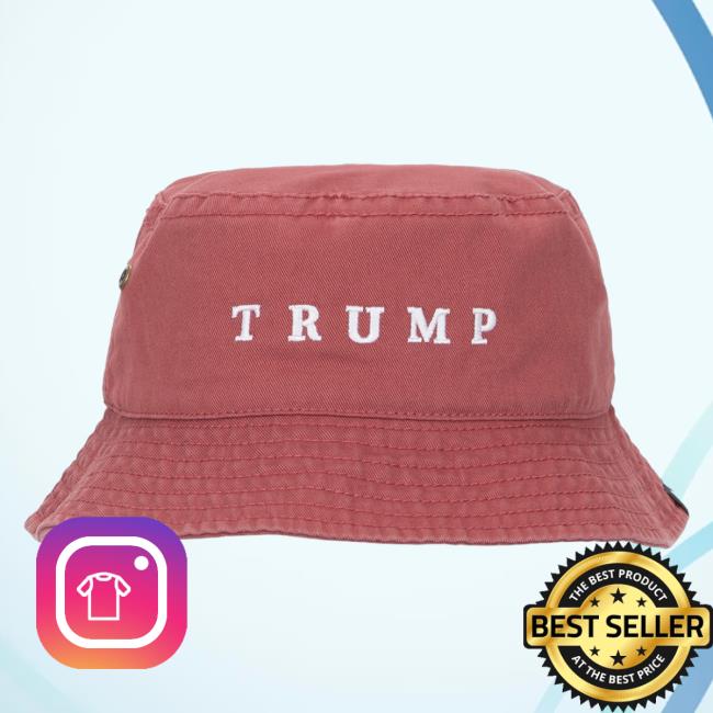 Official Donald Trump Merch Store Donald Trump Bucket Hat – Red Donald Trump Apparel Clothing Shop DonaldTrump