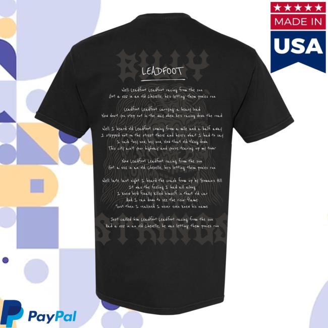 Leadfoot S/s Shirt (Will Carsola) – Billy Strings
