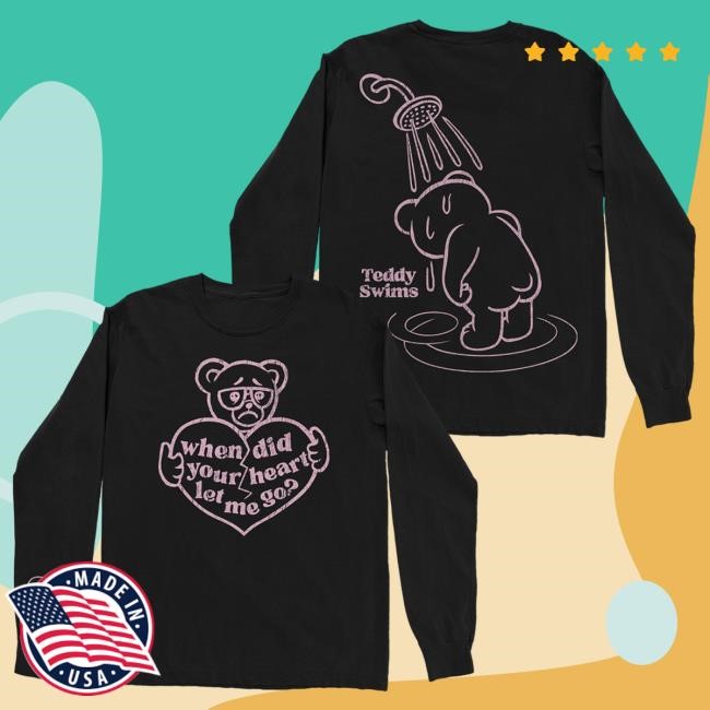 Official Teddy Swims Merch Store Teddy Swims Broken Heart Long-Sleeve TeddySwims