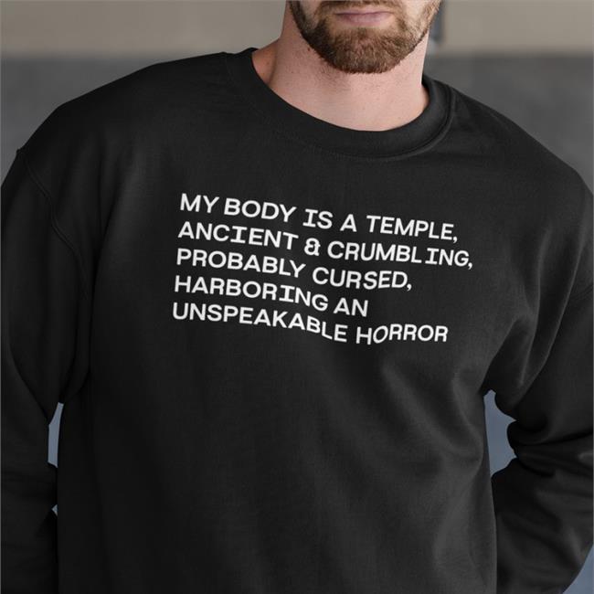 Void Merch My Body Is A Temple Ancient & Crumbling T Shirt