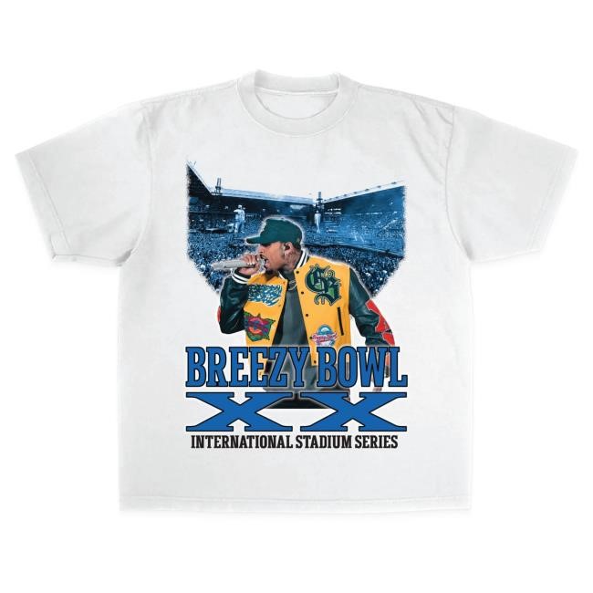 Official Chris Brown Store LIVE FROM BREEZY BOWL S/S Shirt ChrisBrown