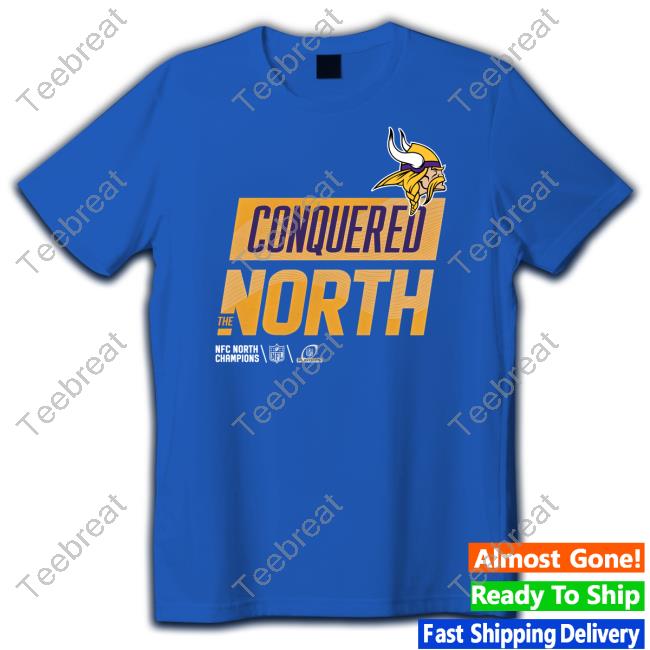 Minnesota Vikings Conquered The North T Shirt 2022 Nfc North Champs Brian Asamoah Ii