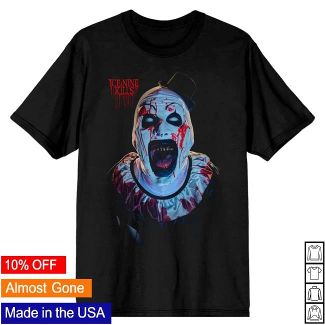 Terrifier Scream Tee Silver Scream Con Tour Staple