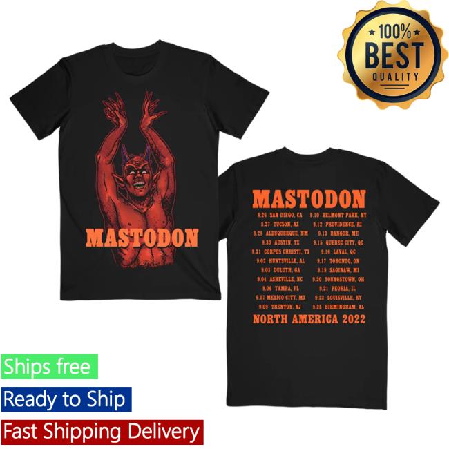 Official Mastodon Rocks Merch Store Mastodon Devil 2022 Itin Popover Shirt Mastodonrocks