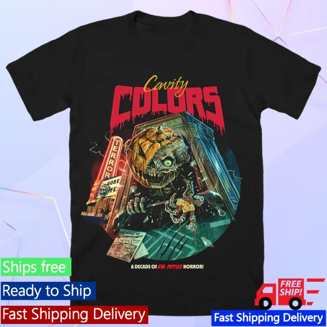 Official Cavity Colors Cavitycolors: A Decade Of Horror - Attractive Shirt