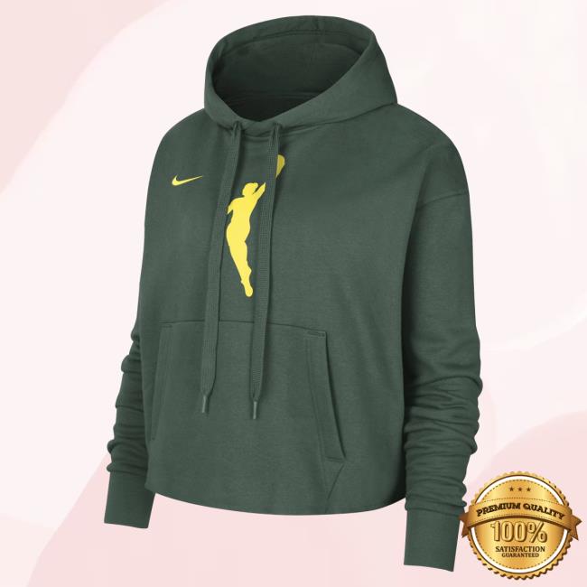 Official Seattle Storm Merch Store Seattle Storm League Logo Crop Hoody