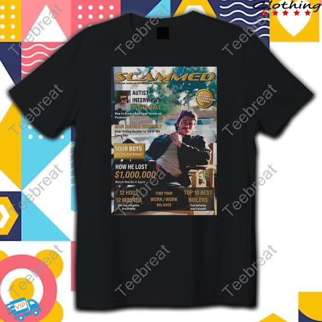 Sour Boys Merch Scammed Gold Shirt