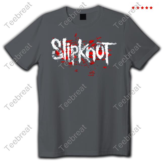 Slipknot Logo Splatter Tee Shirt