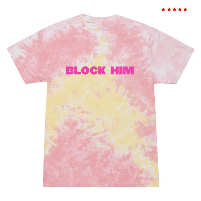 Official Call Her Daddy Apparel Clothing Store Shop CHD Merch Block Him Tie Dye New Shirt Pink CallHerDaddy Tie-Dye