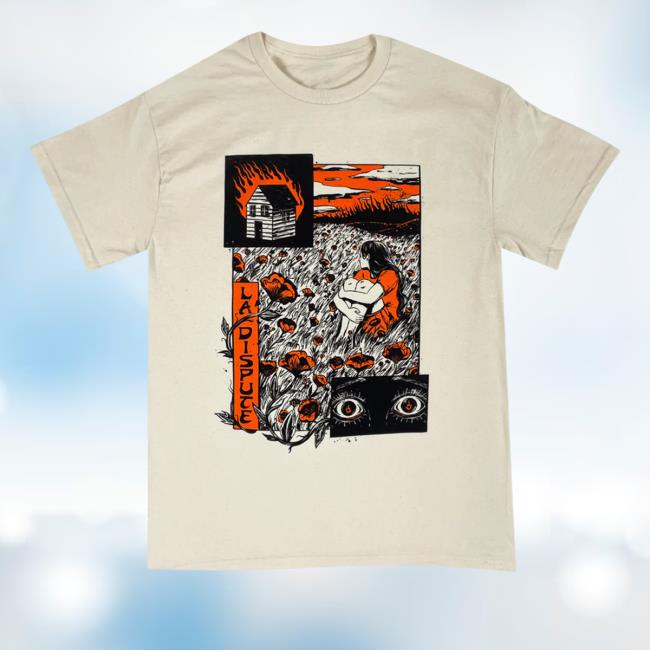 Official La Dispute Merch Wildfire Natural Long Sleeve T Shirt