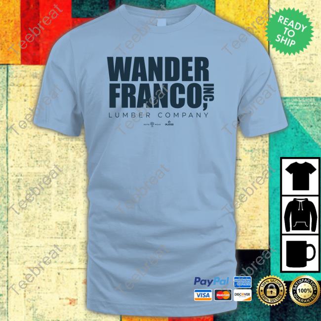 Tampa Bay Rays Rotowear Merch Wander Franco Lumber Company Tee