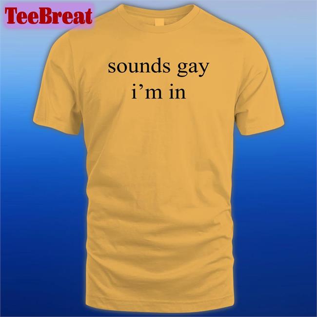 Shirts That Go Hard Sounds Gay I'm In Classic Hoodie