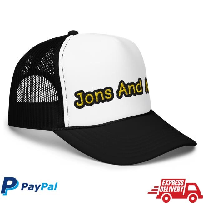 Official Jon Sandman Jons And Man Meme Cap Black / White / Black Official Jon Sandman Jons And Man Meme Cap Black / White / Black