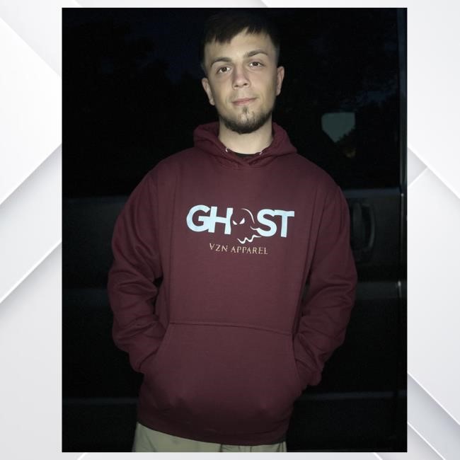 Maroon Ghost Hoodies (Limited Edition) Vzn Apparel Merch Shop