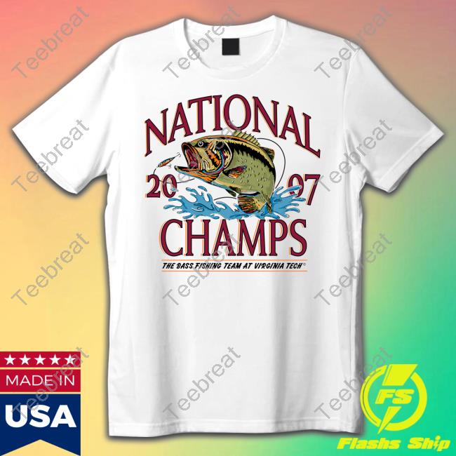 Official Homefield Apparel Store Virginia Tech 2007 Bass Fishing Long Sleeve Tee