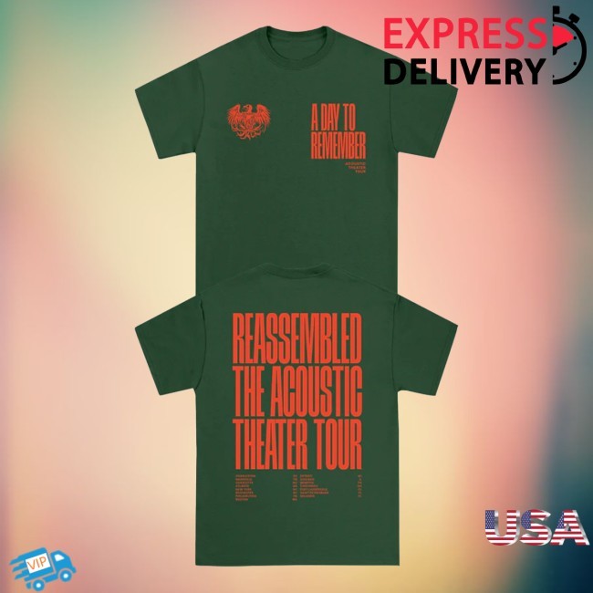 ADTR Merch Reassembled Theater Shirt A Day To Remember
