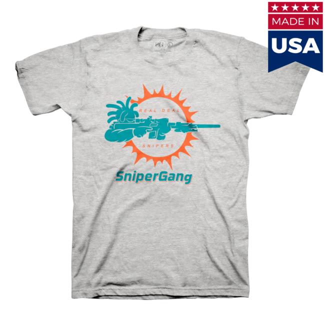 Official Sniper Gang Apparel Fins SG Logo T Shirt