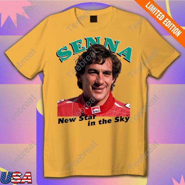 Lewis Hamilton Ayrton Senna New Star In The Sky T Shirt