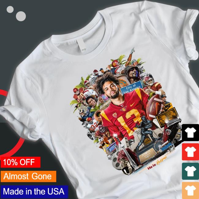 Caleb Williams USC 2022 Heisman Snoop Dogg X Caleb Williams Event Hollywood Los Angeles Poster Hoodie