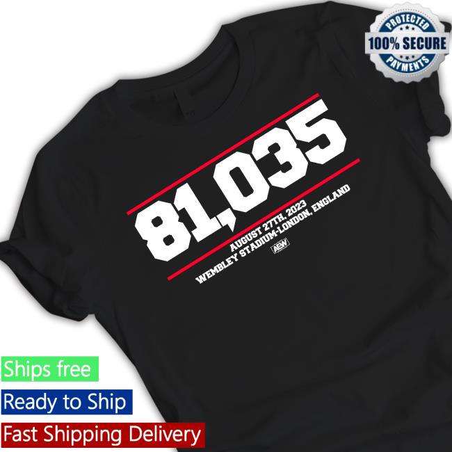 Official Aew All In 81,035 Fans Hoodie