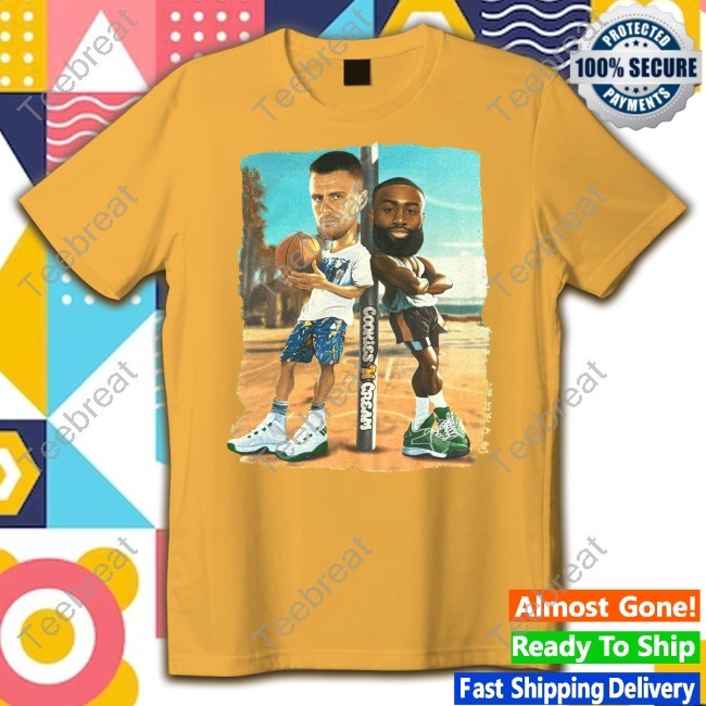 Cookies And Cream Jaylen Brown X Kristaps Porzingis Celtic T Shirt