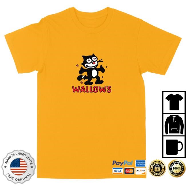Official Wallows Merch Store Shop Wallows Music Toon Cat Shirt