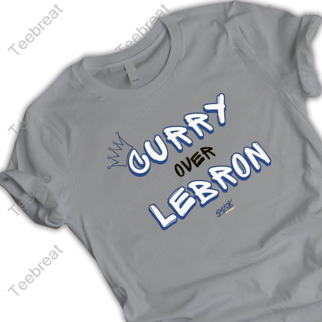 Official Curry Over Lebron Golden State Basketball Smack Tee