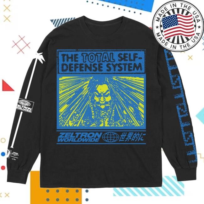 Denzel Curry Official Merch Shop Total Defense / Zeltron Worldwide Classic Long Sleeve T Shirt