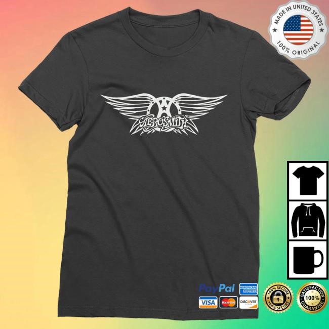 Official Aerosmith Store 50th Logo Vintage T Shirt
