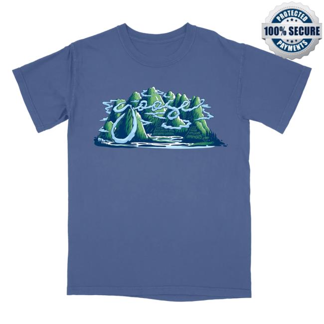 Official Goose The Band Merch Goosetheband Utah/Montana Mountains Event Tshirt