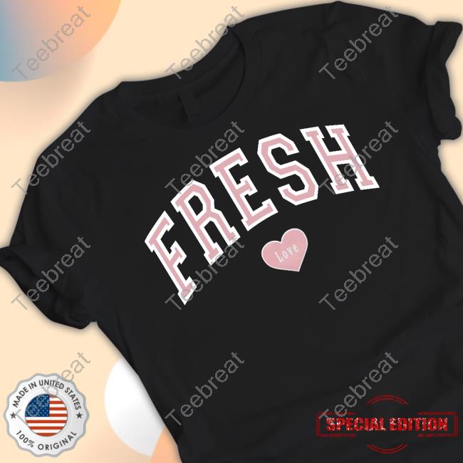 Fresh Love Merch Varsity Tee Shirt