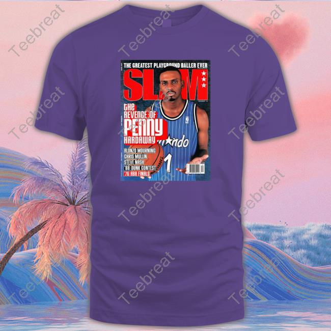 Mitchell And Ness Slam Cover Orlando Magic Penny Hardaway Shirt