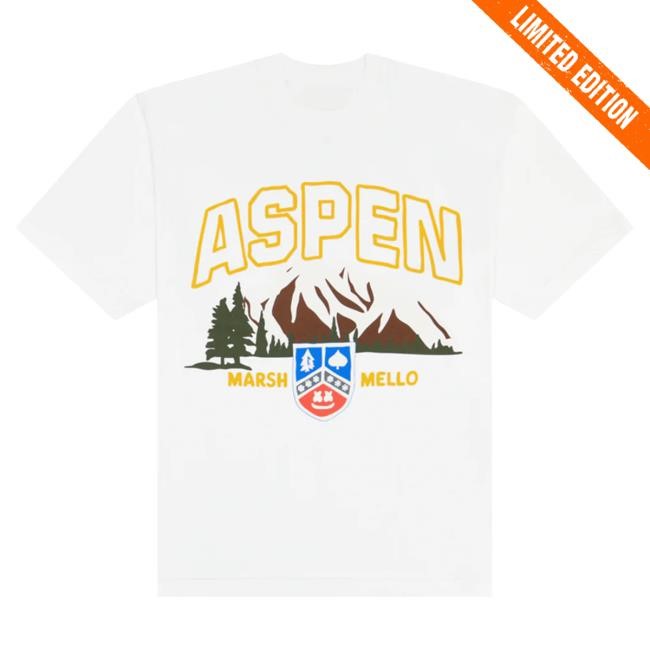Aspen Graphic T Shirt Marshmello Design First