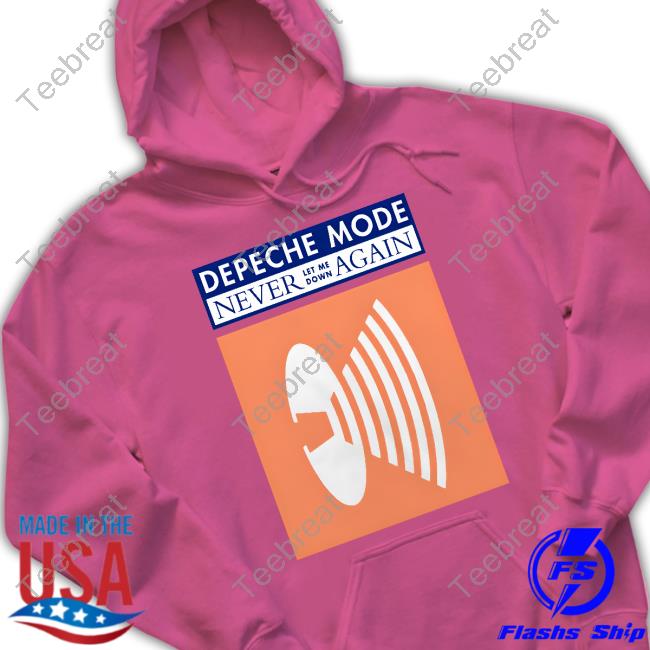 Official Depeche Mode DM Never Let Me Down Again Shirts