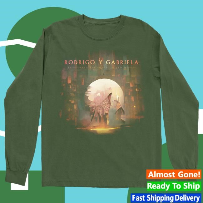 Official Rodrigo Y Gabriela Merch Rodgab Album Cover Long Sleeve Tees