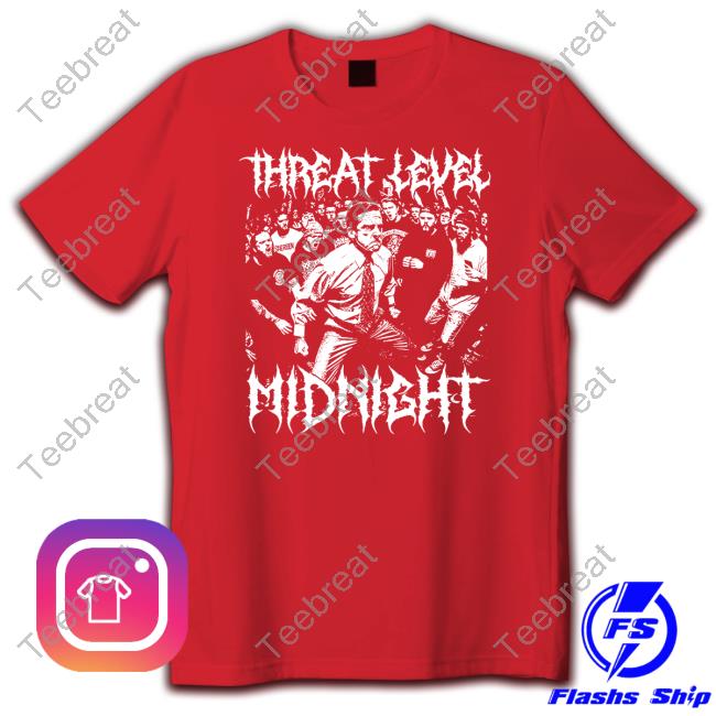 Shitheadsteve Threat Level Midnight Shirt