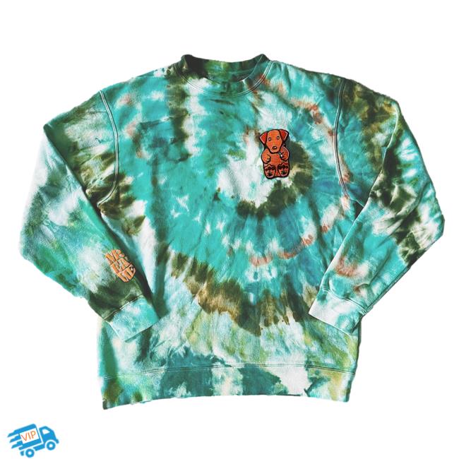 Official Mr Eatwell Clothing Fredible Hoodies In Weed Colors Ice Tie Dye Mreatwell