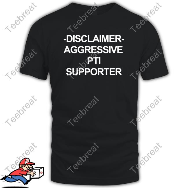 Disclaimer Aggressive Pti Supporter Tee Waqas Amjad