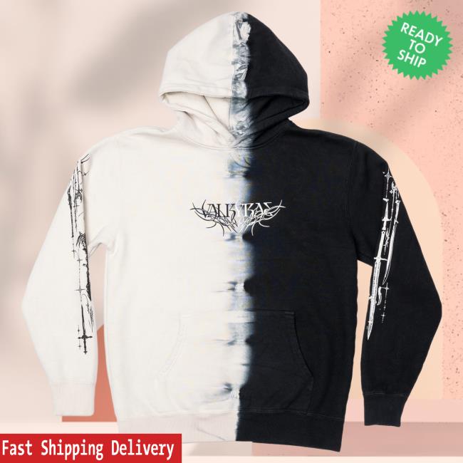 Official Valkyrae Merch Store Valkyrae Dip Dye Dagger Sweatshirt Valkyrae Shop