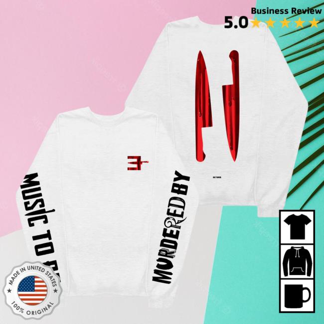 Eminem Slim Shady Clothing Shop Store Mtbmb Bloody Long Sleeve Top Shirt White SlimShady Merch