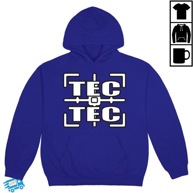 Official Lil Tecca Merch Store Tec Crosshair Hood (Blue)