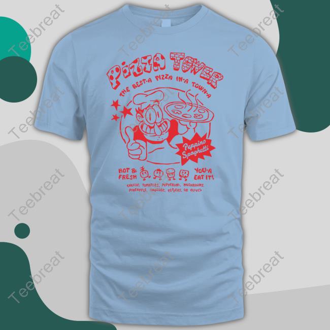 Fangamer Merch Pizza Tower Shirt Nina Matsumoto & Tony Kuchar