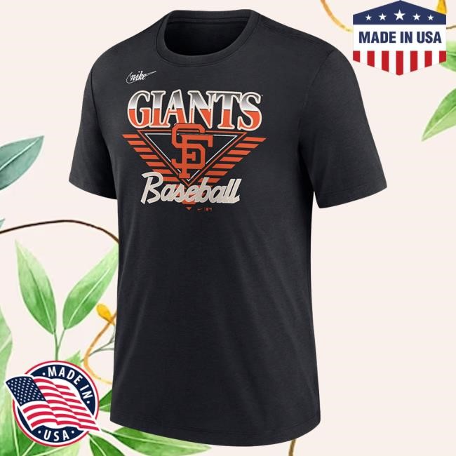 Nike San Francisco Giants Black Cooperstown Rewind Short Sleeve Fashion T Shirt | Rally House Official Merch Store – Buy Official MLB Hoodie