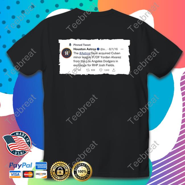 Official Astros Tweet Shirt