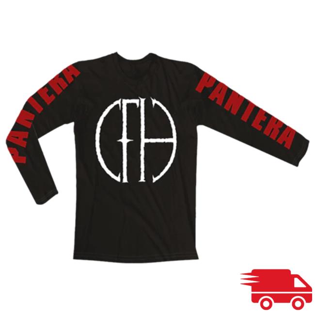 Official Pantera Merch Store Shop Pantera CURVED CFH. Longsleeve