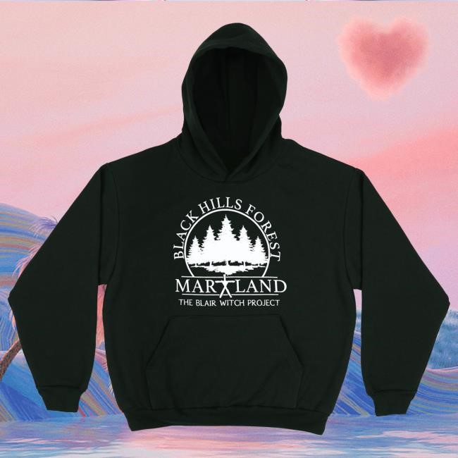 Official Online Ceramics Shop The Blair Witch "Black Hills Forest" Green Popover Hoodie